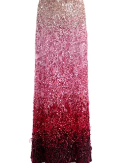ASHTON FEATHERED SKIRT