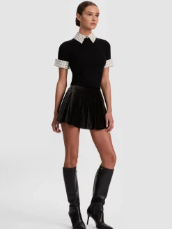 ASTER COLLARED PULLOVER