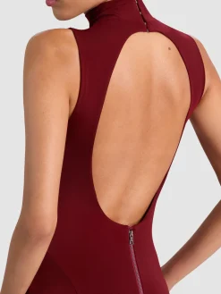 AUGUSTA OPEN BACK MAXI DRESS