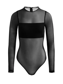 BANDEAU LONG SLEEVE BODYSUIT