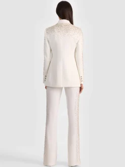 BREANN EMBELLISHED FITTED BLAZER