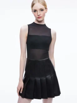 CHARA VEGAN MINI DRESS