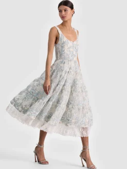 CHARLOTTE LACE MIDI DRESS