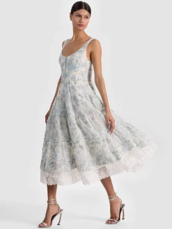 CHARLOTTE LACE MIDI DRESS