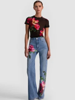 CHIC PRINTED JEAN