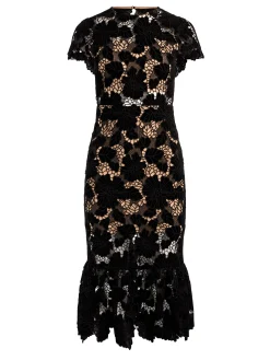 CLOVER OPEN BACK MIDI DRESS