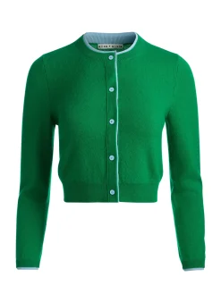 DOLLIE TWO TONE CASHMERE CARDIGAN
