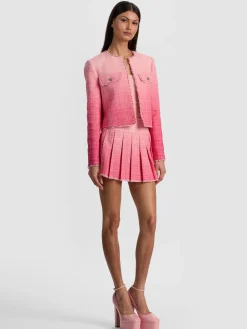 DUMONT EMBELLISHED TWEED JACKET