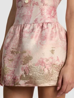 ELLA DROP WAIST MINI SKIRT