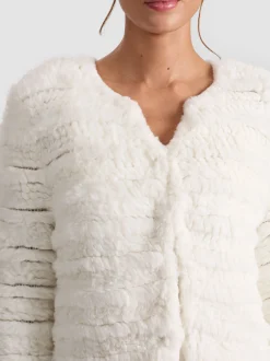 FAWN FAUX FUR JACKET