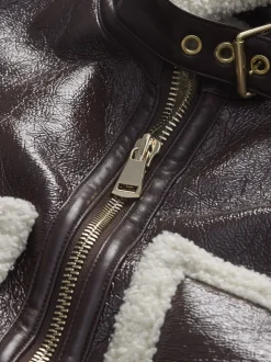 ISAIAH FAUX SHEARLING JACKET