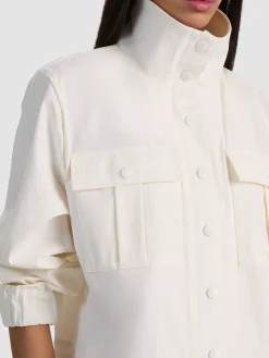 JAMES FUNNEL NECK CROPPED PARKA