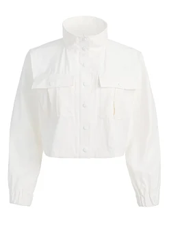 JAMES FUNNEL NECK CROPPED PARKA