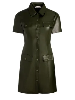 JAMIE VEGAN MINI DRESS