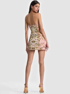 KATIA EMBROIDERED MINI DRESS
