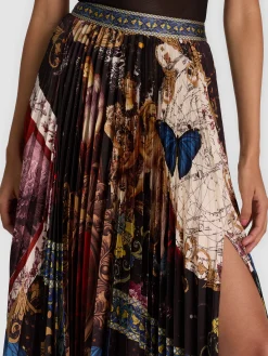KATZ PLEATED MAXI SKIRT