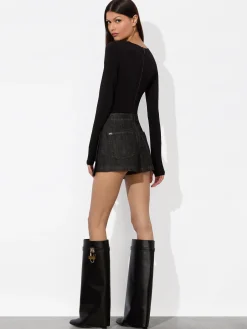LAKELYN DENIM SKORT