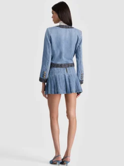 LANDON CROPPED DENIM JACKET