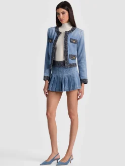 LANDON CROPPED DENIM JACKET