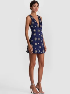 MANDY EMBELLISHED MINI DRESS