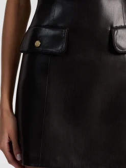 MARCELLA VEGAN MINI DRESS