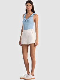 MARNIE RUFFLE TANK