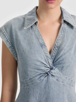 MILA DENIM MINI DRESS