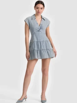MILA DENIM MINI DRESS