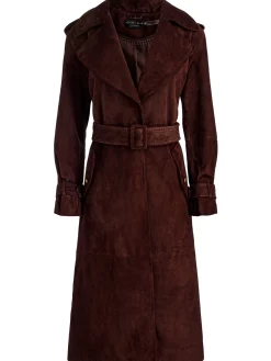 NEVADA SUEDE TRENCH COAT