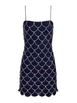 NINA EMBELLISHED MINI DRESS