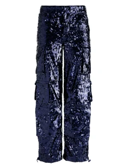 OLYMPIA SEQUIN CARGO PANT