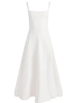 POLLY FLARED MIDI DRESS