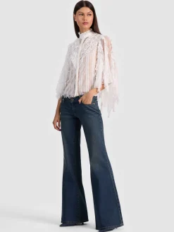 RHEBA LACE TOP