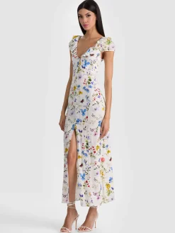 TARA MIDI SLIP DRESS