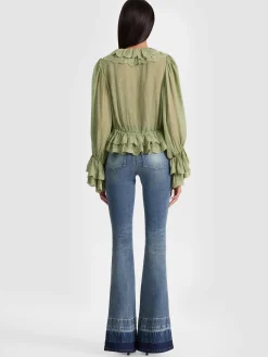 TENNEY CROPPED BLOUSE